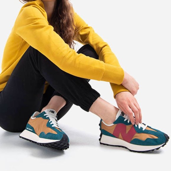 New Balance Shoes - NEW BALANCE 327 Casual Women's Sneakers Shoes Teal Brown Red various sizes